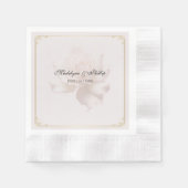 En Papier Serviette rose douce (Devant)