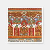 En Papier serviette rouge marocaine (Devant)