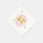 En Papier Serviette sage (Coin)