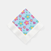 En Papier Serviette Star-Dusted Blooms (Coin)