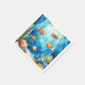 En Papier Serviette thème Fish Party Texas (Coin)
