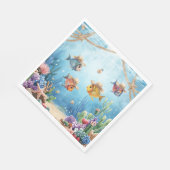 En Papier Serviette thème Fish Party Texas (Coin)