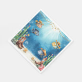 En Papier Serviette thème Fish Party Texas (Coin)