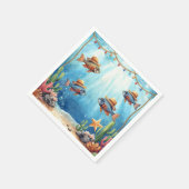 En Papier Serviette thème Fish Party Texas (Coin)