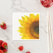 En Papier serviette tournesol jaune (En situation)