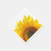 En Papier serviette tournesol jaune (Coin)