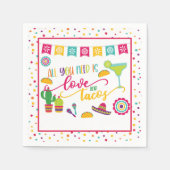 En Papier Serviette 'Tout ce dont vous avez besoin est l'amo (Devant)