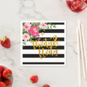 En Papier Serviette Trente et Vierge - Grandes Blances (En situation)