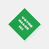 En Papier Serviette - Votre image ici - (Coin)