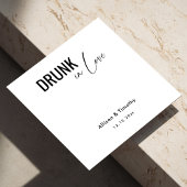 En Papier Servir dans l'amour Mariage personnalisé serviette