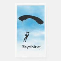 Skydiving Parachutage Design Serviette d'hôte Napk