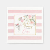 En Papier Un lapin tourne une serviette (Devant)