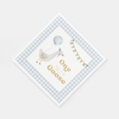 En Papier Une petite oie 1ère serviette d'anniversaire (Coin)