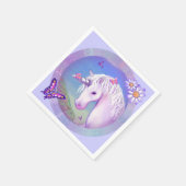 En Papier Une serviette Paradise Violette (Coin)