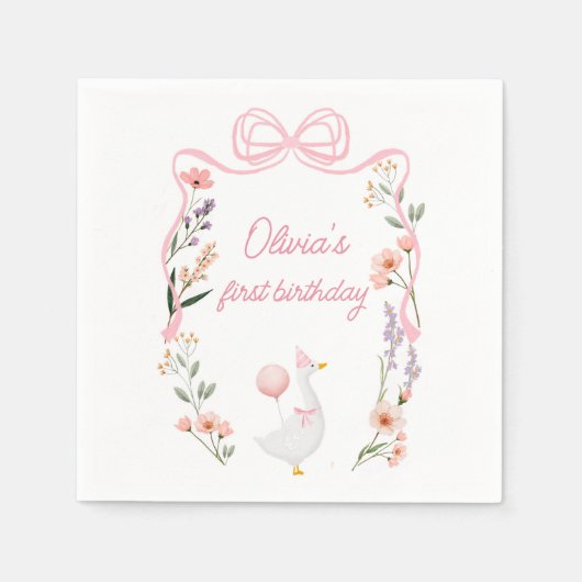 En Papier Une serviette ridicule de fête d'anniversaire d'oi (Devant)