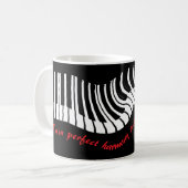 En parfaite harmonie – mug de café design piano (Devant gauche)