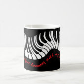 En parfaite harmonie – mug de café design piano (Centre)