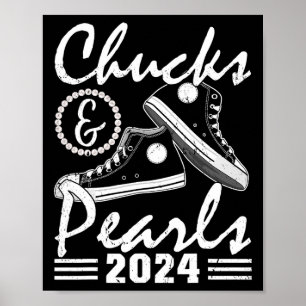En Pearls Kamala Harris 2024 Verkiezingen VS 2024 Poster