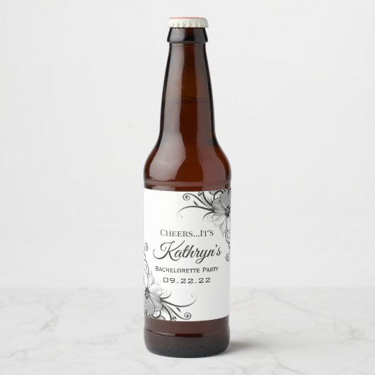 en persoonlijk bier etiket (Voorkant)