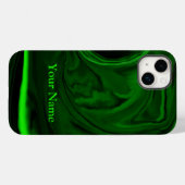 en pierre de malachite verte, Coque personnalisé-M (Verso (horizontal))
