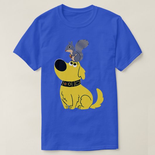 en Pixars Dug Dug Squirrel T-shirt (Design voorkant)