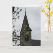« En pleine croissance à Holy Cross » Carte de sym (Fleur jaune)