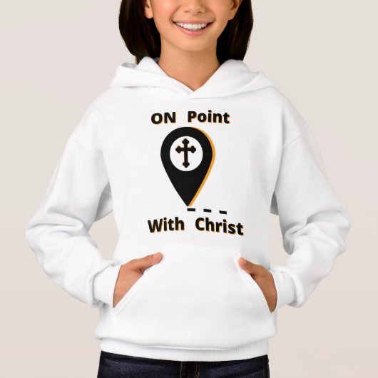 En point avec le Christ Biblique fille (Devant)