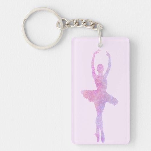 En pointe Ballerina sleutelhanger (Voorkant)