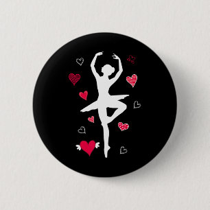 En Pointe Ballet Dansen Ballerina Meisjes Vrouwen  Ronde Button 5,7 Cm