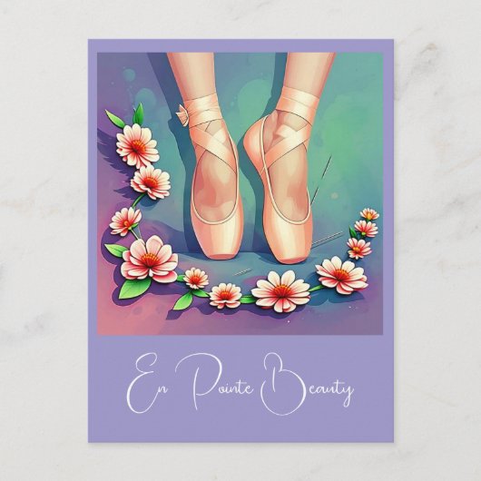 " EN POINTE BEAUTY " CARTE POSTALE (Devant)