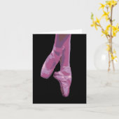 En Pointe Pink- Notitiekaart (Gele Bloem)