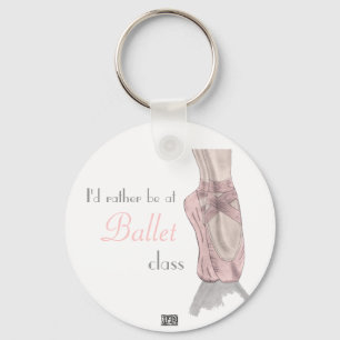 En pointe sleutelhanger