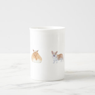 En Porcelaine aquacorg : Tasse de Chine d'os