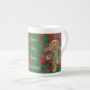 En Porcelaine Ayez très Noël de Beary ! tasse ~teddy d'ours