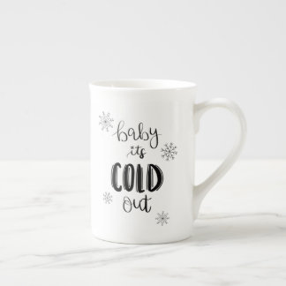 En Porcelaine Bébé c'est tasse froide d'hiver