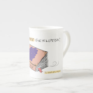 En Porcelaine Ce qui est notre plus grande tasse d'encyclopédie