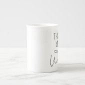 En Porcelaine Ceci pourrait être tasse de vin (Devant)