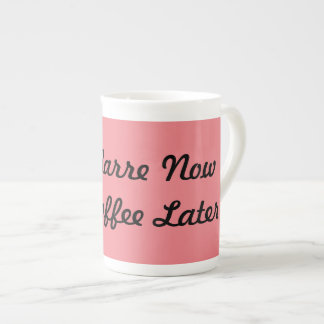 En Porcelaine De barre tasse postérieure de café maintenant