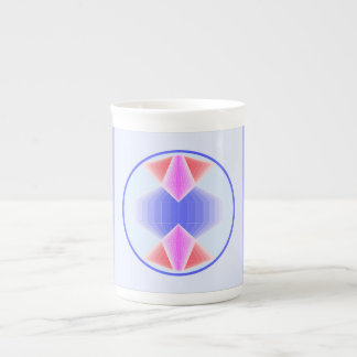 En Porcelaine Diamond Happy Casquette Café / Thé os chine tasse
