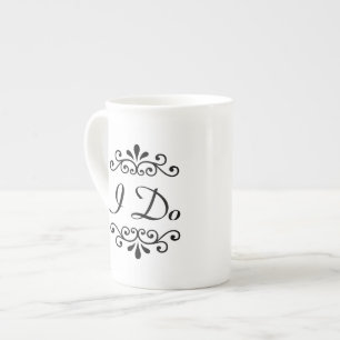En Porcelaine "Je fais," la tasse personnalisée par couples
