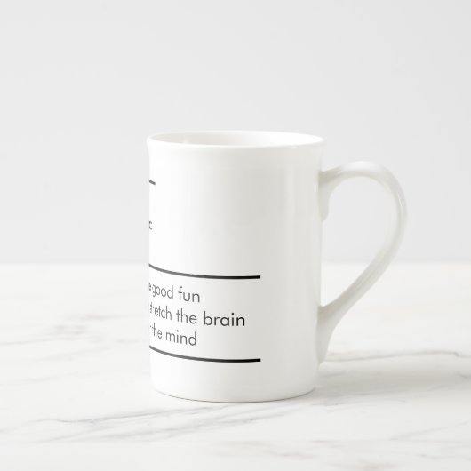 En Porcelaine La tasse de Haiku (Droite)