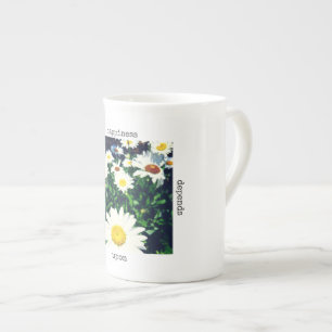 En Porcelaine Le "bonheur dépend de nous-mêmes" tasse de
