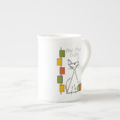 En Porcelaine Mais la première tasse de café (Devant droit)