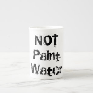 En Porcelaine NOT Paint Water, La tasse préférée d'un artiste !