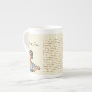 En Porcelaine Pour citer la tasse de thé de citations de Jane