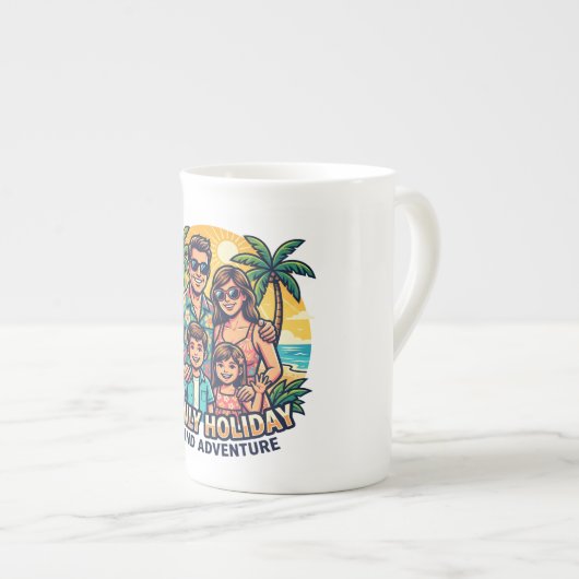 En Porcelaine tasse (Devant droit)