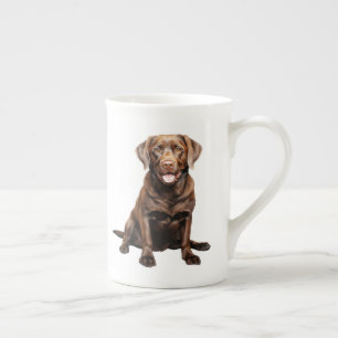En Porcelaine Tasse à café Labrador Chocolat
