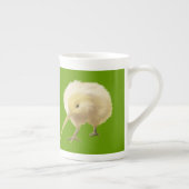 En Porcelaine Tasse blanche de kiwi (Droite)