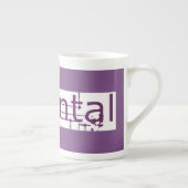 En Porcelaine tasse cémenteuse (Droite)