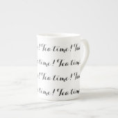 En Porcelaine Tasse de café parfaite de temps de thé (Devant droit)